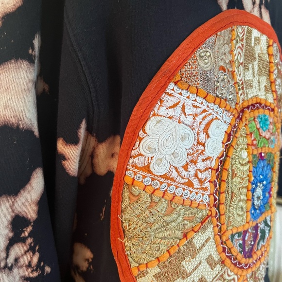 Reworked Vintage Stüssy Boho Tie-dye Hoodie - Picture 5 of 11